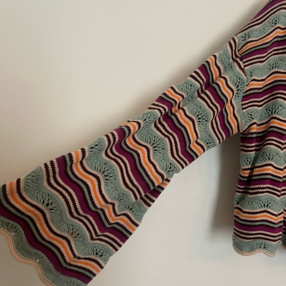 Roxy Multicolor Striped Crew Neck Sweater - Picture 3 of 3